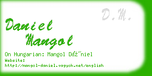 daniel mangol business card